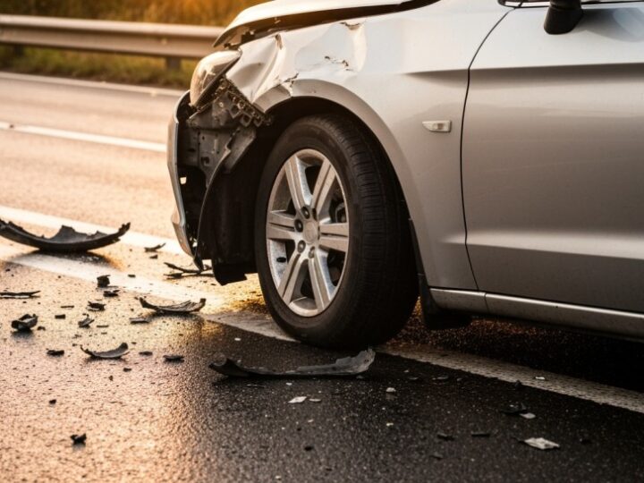 Tragedia na drodze w Bojszowach: kierowca nie żyje po wypadku