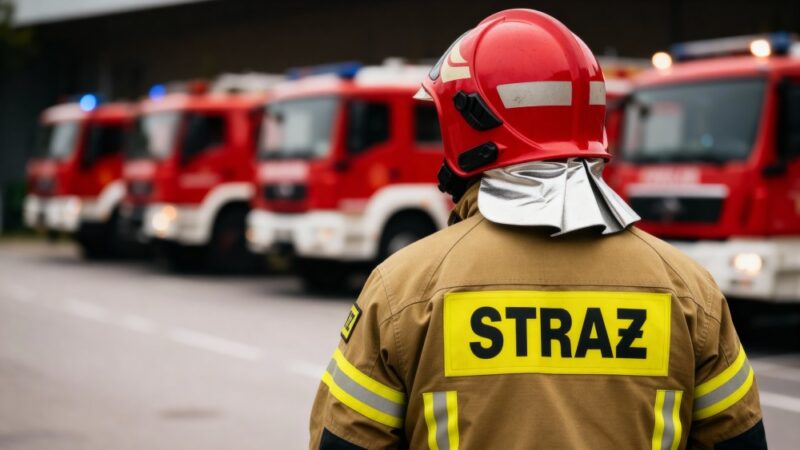 Nowoczesny wóz strażacki wzmacnia flotę PSP w Tychach