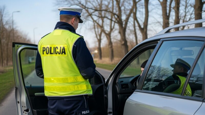 Akcja „Trzeźwość”: Policja kontroluje kierowców i ujawnia nietrzeźwego sprawcę